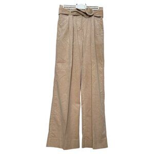 Sezane Martin High Rise Wide Leg Pleated Trouser. French: 34 or US: 2